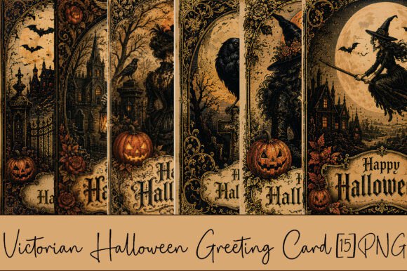 Download Vintage Halloween Cards - Cards Collection
