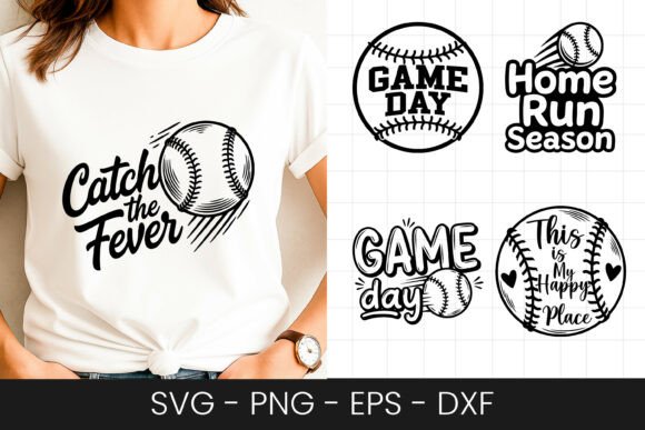 Download Catch Fever Home Run Baseball SVG PNG - Cat Collection