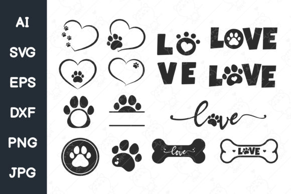 Download Dog Love Set for Cricut - For cricut Collection