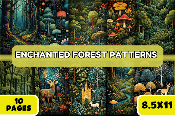 Download Enchanted Forest Patterns - Forest patterns Collection