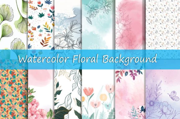 Download Watercolor Floral Background - Floral background Collection